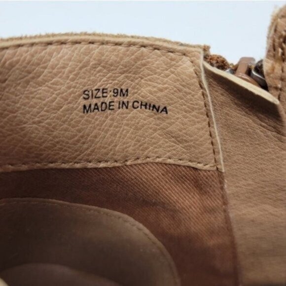 Free people x Faryl Robin Vegan Suede Alameda Booties Tan Brown - Picture 10 of 12